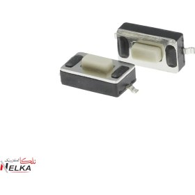تصویر میکروسوئیچ 2 پایه مستطیل SMD 