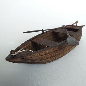 تصویر ماکت دکوری مدل قایق پارویی boat -1 - کارگاه هنری نقش دل 