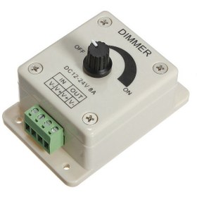 تصویر دیمر ۸ آمپر ۱۲-۲۴ ولت DC 