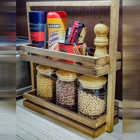 تصویر استند دوطبقه ساده 