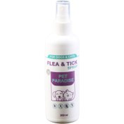 تصویر اسپری ضد کک و کنه سگ و گربه پت پارادایس مدل Flea And Tick حجم 200 میلی لیتر 