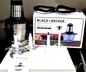 تصویر خردکن دو کاسه بلک اند دکر مدل B+D BLACK+DECKER