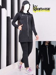 تصویر ست مانتو شلوار ورزشی نایک کد 003 Nike sport pants manteau set code 003