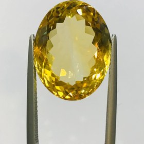 تصویر نگین سيترين طلايی 