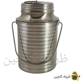 تصویر دبه استیل هندی 3.5 لیتری 