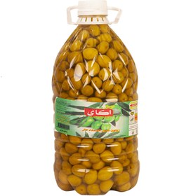 تصویر زیتون شور هسته دار ممتاز(پت 4 کیلویی) ارسال رایگان Premium salted pitted Acai olives (4 kilos) free shipping