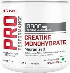 تصویر GNC Pro Performance کراتین مونوهیدرات | افزایش عملکرد ورزشی | Micronized &amp; Instantized | سوخت عضلات | ارائه پشتیبانی انرژی برای تمرینات سنگین | فرموله شده در ایالات متحده آمریکا | بدون طعم | 100 گرم - ارسال 20 روز کاری GNC Pro Performance Creatine Monohydrate | Boosts Athletic Performance | Micronized & Instantized | Fuels Muscles | Provides Energy Support for Heavy Workout | Formulated In USA | Unflavoured | 100 gm