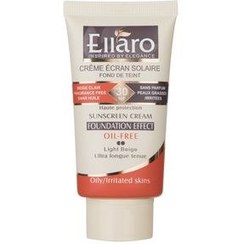 تصویر کرم ضد آفتاب رنگی الارو مدل Light Beige SPF30 مناسب پوست چرب حجم ۴۰ میلی لیتر 