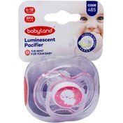 تصویر پستانک ارتودنسی بیبی لند مدل ۴۸۵ شب تاب مناسب نوزادان ۶ تا ۱۸ ماهه 