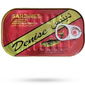 تصویر تن ماهی ساردین در روغن گیاهی دنیس ۱۲۵ گرمی | Denise Sardines In Vegetable Oil 