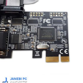 تصویر کارت PCI-E دو پورت RS232 Moschip 