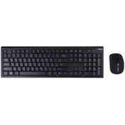 تصویر کیبورد و ماوس بی سیم هترون مدل HKCW130 با حروف فارسی Hatron HKCW130 Wireless Keyboard And Mouse