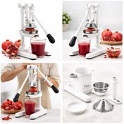 تصویر آبمیوه‌گیری دستی تینا | آب انارگیر دستی چدنی سنگین Abmivehgiri