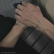 تصویر ست دستبند طنابی 