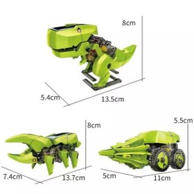 تصویر سولار کیت (ربات خورشیدی) آموزشی 4 کاره 