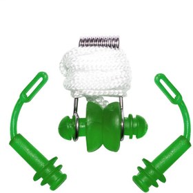 تصویر گوش گیر و دماغ گیر مدل H-12 - زرد لیمویی 