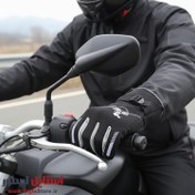 تصویر دستکش موتور سواری طرح دوچرخه کد 2043 