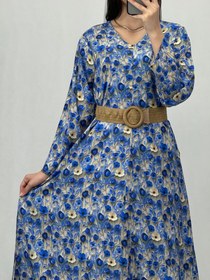 تصویر پیراهن کلوش نخ إلودی 