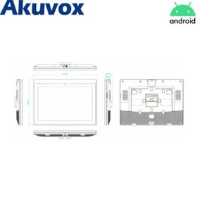 تصویر تاچ پنل آکواکس IT83R-A-10inch 