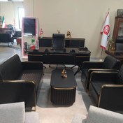 تصویر نیم ست ۴ نفره مبلمان اداری مدل پاندا 