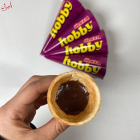 تصویر شکلات قیفی ولنتاین هوبی hobby hobby