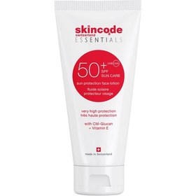 تصویر لوسیون ضد آفتاب SPF 50+ اسکین کد 