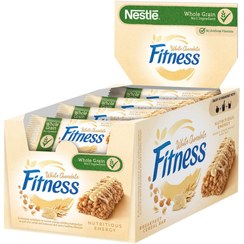 تصویر پروتئین بار رژیمی برند نستله سری فیتنس با طعم شکلات سفید بسته ی ۱۶ عددی nestle انواع بار و تنقلات مغذی نستله