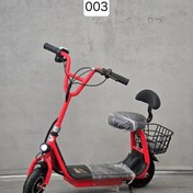 تصویر اسکوتر برقی هارلی مینی سبد دار مناسب ۶ تا ۱۲ سال 