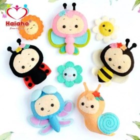 تصویر کوسن عروسکی کودک هیاهو مدل Aspark مجموعه 8 عددی 