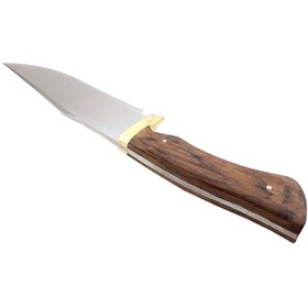 تصویر کارد شکاری مروارید طرح گرگ Travel knife