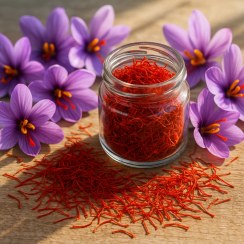 تصویر زعفران سرگل یک مثقال 