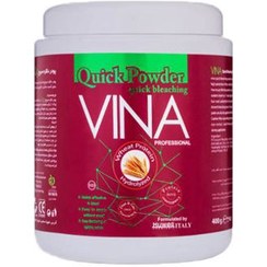 تصویر پودر دکلره سبز مدل کوییک 400 گرم وینا Vina Quick geen Bleaching Powder 400g