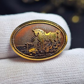 تصویر نگین سنگ حدید صینی معدنی کد 37284 