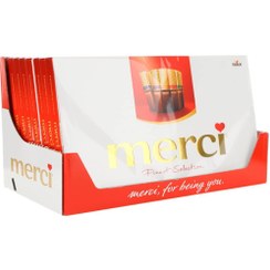 تصویر شکلات کادویی مرسی 400 گرم باکس 8 تایی - Merci Finest Selection 