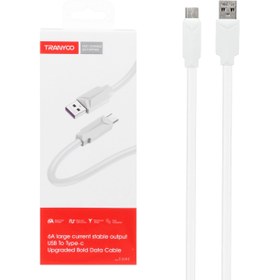 تصویر کابل شارژ TRANYOO T-S19C تایپ سی cable USB To Type-C 