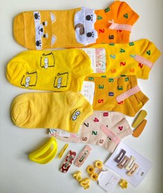 تصویر باکس هدیه زرد 