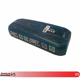 تصویر KVM سویچ 1 به 4 اتوماتیک PS2 پی نت (PNET) PNET-KVM-SWITCH-1-TO-4-PORT-AUTO-PS2