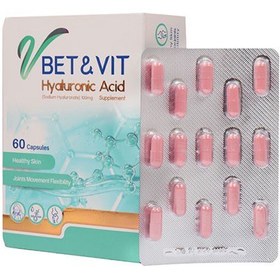 تصویر کپسول بت اند ویت هیالورونیک اسید فاران شیمی 60 عدد Faran Shimi Bet And Vit Hyaluronic Acid 60 Capsules