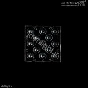 تصویر لنز 12 تایی اس ام دی سایز 50*50 میلیمتر 60 درجه 