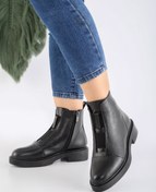 تصویر نیم بوت زنانه کد ۵۰۴ - مشکی / 