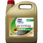 تصویر روغن موتور پروتک PROTEC 10W40 SL حجم 4 لیتر 