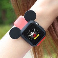 تصویر لوازم جانبی ساعت سیلیکونی Mickey Mouse Smart Watch Apple Watch 38mm 