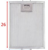 تصویر فیلتر هود بیمکث سایز ۲۲ در ۲۶ آلومینیومی 