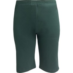 تصویر شلوارک راحتی زنانه آریان نخ باف مدل 2956 رنگ سبز تیره 