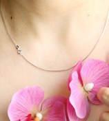 تصویر زنجیر نقره 40 و 45 سانتی ونیزی ایتالیا 