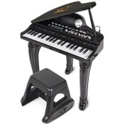 تصویر پیانو پایه دار مشکی وین فان winfun Symphonic Grand Piano set – black