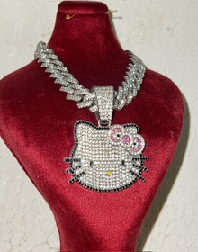 تصویر زنجیر فول نگین کیتی 