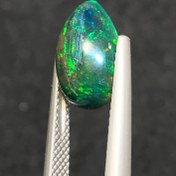 تصویر نگین اپال مشکی اصل سایز 13*9 