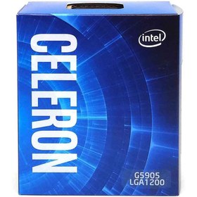 تصویر پردازنده اینتل BOX مدل Intel Celeron G5905 ا Intel G5905 Celeron Processor Box Intel G5905 Celeron Processor Box