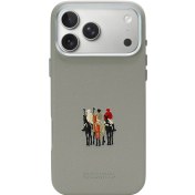 تصویر کاور چرمی اپل مدل JUSTIN مناسب برای آیفون ۱۷ پرومکس با قابلیت مگ سیف 